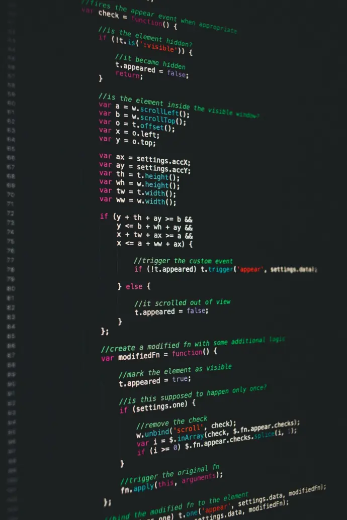a computer screen with a bunch of text on it